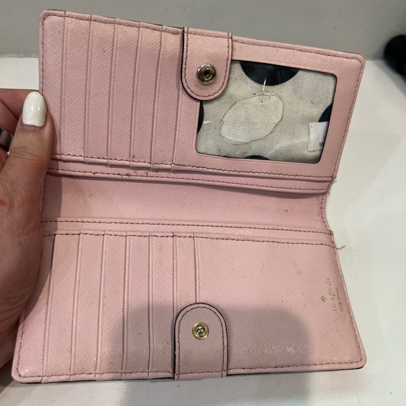 Kate Spade pale pink wallet - Picture 3 of 4